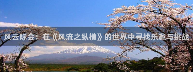 先锋娱乐公司：风云际会：在《风流之纵横》的世界中寻找乐趣与挑战